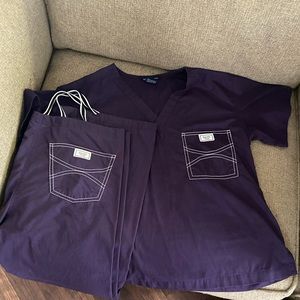 Blue Sky scrubs set